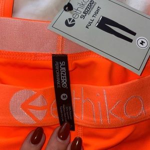 Ethika workout pants bright orange